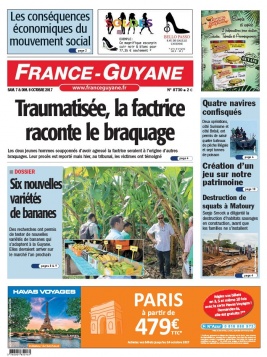 France-antilles Guadeloupe N°14295 du 07 octobre 2017 à télécharger sur iPad