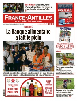 France-antilles Guadeloupe N°15980 du 10 mai 2024 à télécharger sur iPad