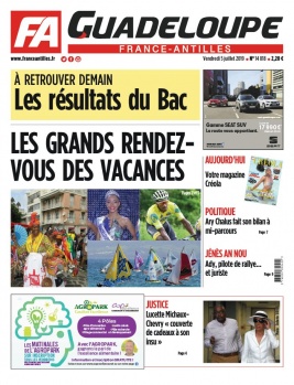 France-antilles Guadeloupe N°14818 du 05 juillet 2019 à télécharger sur iPad
