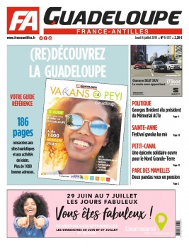 France-antilles Guadeloupe N°14817 du 04 juillet 2019 à télécharger sur iPad