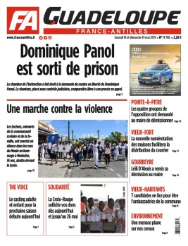 France-antilles Guadeloupe N°14780 du 18 mai 2019 à télécharger sur iPad