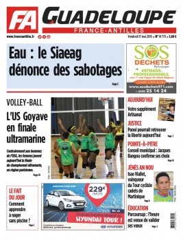France-antilles Guadeloupe N°14779 du 17 mai 2019 à télécharger sur iPad