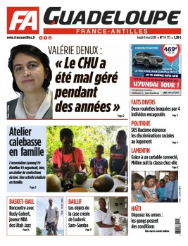 France-antilles Guadeloupe N°14773 du 09 mai 2019 à télécharger sur iPad