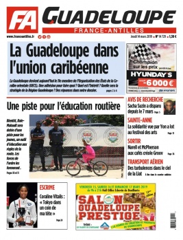 France-antilles Guadeloupe N°14729 du 14 mars 2019 à télécharger sur iPad