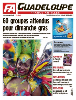 France-antilles Guadeloupe N°14720 du 02 mars 2019 à télécharger sur iPad