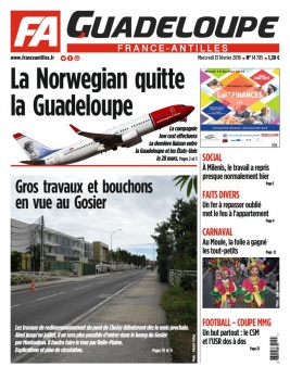 France-antilles Guadeloupe N°14705 du 13 février 2019 à télécharger sur iPad