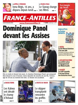 France-antilles Guadeloupe N°14651 du 10 décembre 2018 à télécharger sur iPad