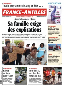France-antilles Guadeloupe N°14649 du 07 décembre 2018 à télécharger sur iPad