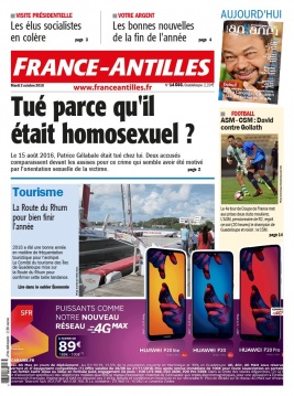 France-antilles Guadeloupe N°14593 du 02 octobre 2018 à télécharger sur iPad