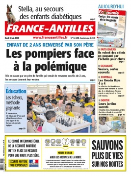 France-antilles Guadeloupe N°14493 du 05 juin 2018 à télécharger sur iPad