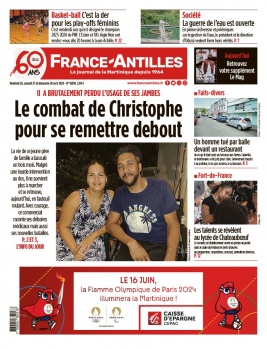 France-antilles Martinique N°20240426 du 26 avril 2024 à télécharger sur iPad