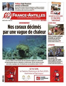 France-antilles Martinique N°20240423 du 23 avril 2024 à télécharger sur iPad