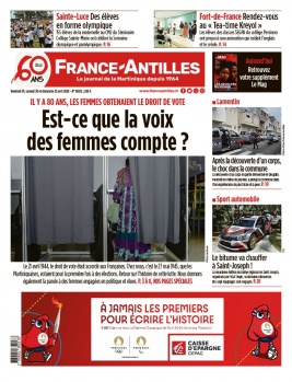 France-antilles Martinique N°20240419 du 19 avril 2024 à télécharger sur iPad