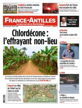 France-antilles Martinique N°20210201 du 01 février 2021 à télécharger sur iPad