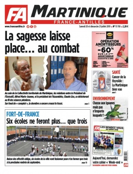 France-antilles Martinique N°15788 du 20 juillet 2019 à télécharger sur iPad