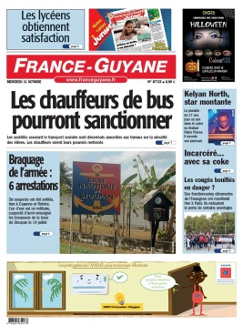 France-Guyane N°8733 du 11 octobre 2017 à télécharger sur iPad