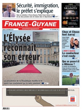 France-Guyane N°8740 du 19 octobre 2017 à télécharger sur iPad