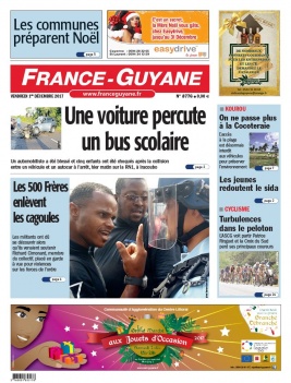 France-Guyane N°8776 du 01 décembre 2017 à télécharger sur iPad