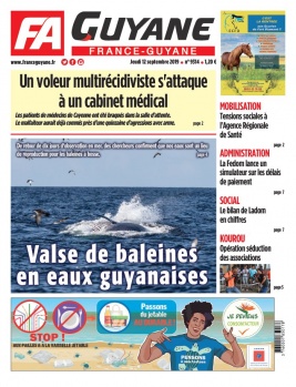 France-Guyane N°9314 du 12 septembre 2019 à télécharger sur iPad