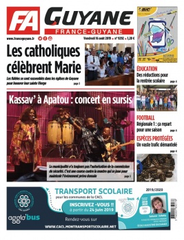 France-Guyane N°9292 du 16 août 2019 à télécharger sur iPad