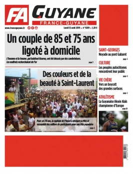 France-Guyane N°9289 du 12 août 2019 à télécharger sur iPad