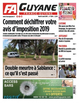 France-Guyane N°9284 du 06 août 2019 à télécharger sur iPad