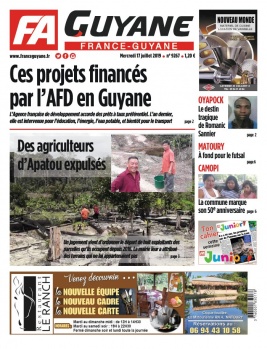 France-Guyane N°9267 du 17 juillet 2019 à télécharger sur iPad