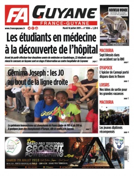 France-Guyane N°9266 du 16 juillet 2019 à télécharger sur iPad