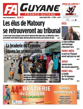 France-Guyane N°9256 du 04 juillet 2019 à télécharger sur iPad