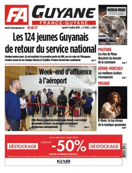 France-Guyane N°9253 du 01 juillet 2019 à télécharger sur iPad