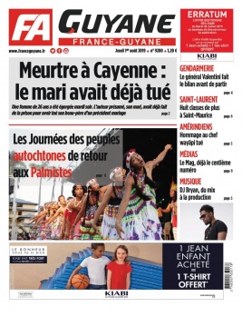 France-Guyane N°9280 du 01 août 2019 à télécharger sur iPad