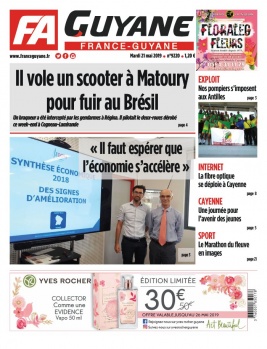 France-Guyane N°9220 du 21 mai 2019 à télécharger sur iPad
