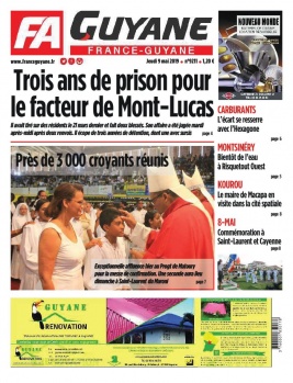 France-Guyane N°9211 du 09 mai 2019 à télécharger sur iPad