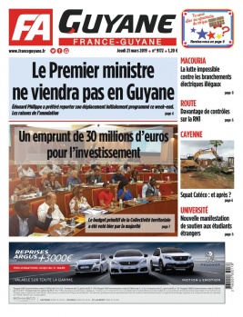 France-Guyane N°9172 du 21 mars 2019 à télécharger sur iPad