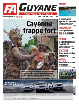 France-Guyane N°9158 du 04 mars 2019 à télécharger sur iPad