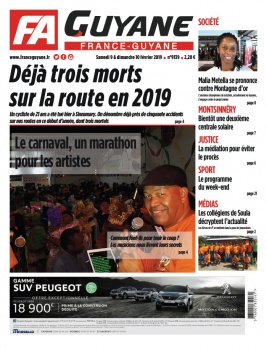 France-Guyane N°9139 du 09 février 2019 à télécharger sur iPad