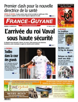 France-Guyane N°9114 du 11 janvier 2019 à télécharger sur iPad