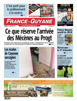 France-Guyane N°9109 du 05 janvier 2019 à télécharger sur iPad