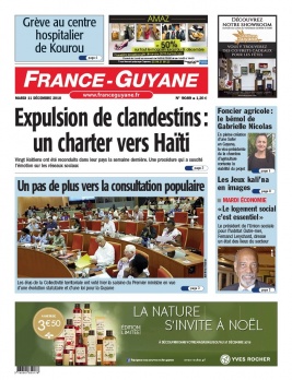 France-Guyane N°9089 du 11 décembre 2018 à télécharger sur iPad