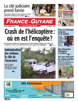 France-Guyane N°9085 du 06 décembre 2018 à télécharger sur iPad