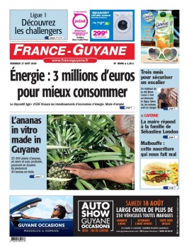 France-Guyane N°8991 du 17 août 2018 à télécharger sur iPad