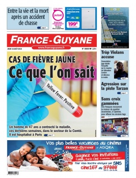 France-Guyane N°8990 du 16 août 2018 à télécharger sur iPad
