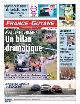 France-Guyane N°8987 du 11 août 2018 à télécharger sur iPad