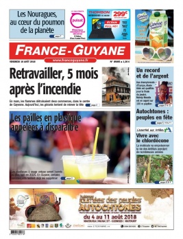 France-Guyane N°8986 du 10 août 2018 à télécharger sur iPad