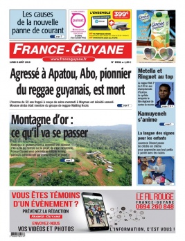 France-Guyane N°8982 du 06 août 2018 à télécharger sur iPad