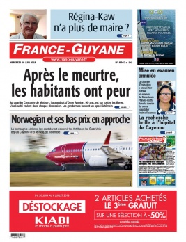 France-Guyane N°8942 du 20 juin 2018 à télécharger sur iPad