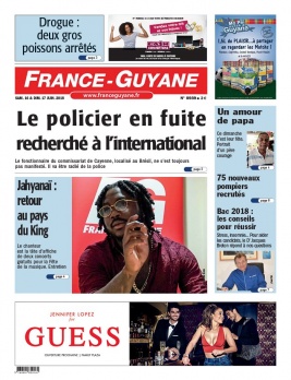 France-Guyane N°8939 du 16 juin 2018 à télécharger sur iPad