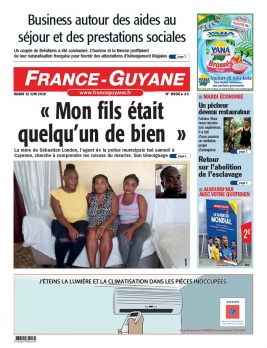 France-Guyane N°8935 du 12 juin 2018 à télécharger sur iPad