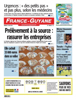 France-Guyane N°8929 du 05 juin 2018 à télécharger sur iPad
