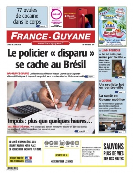 France-Guyane N°8928 du 04 juin 2018 à télécharger sur iPad